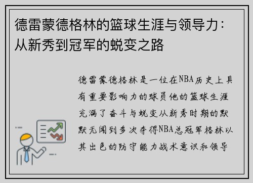 德雷蒙德格林的篮球生涯与领导力：从新秀到冠军的蜕变之路